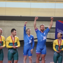 Neil Fachie and Craig MacLean medals