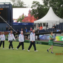 VI Lawn Bowls medal ceremony