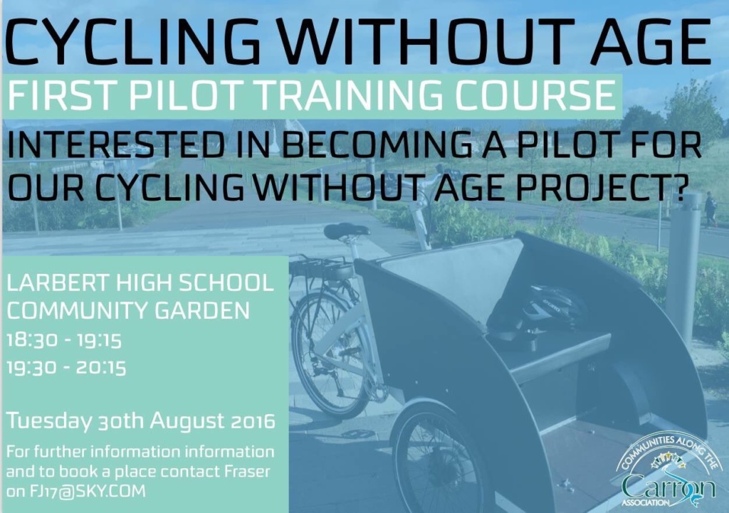 Cycling without age pilot training flyer