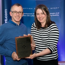 Paul Noble MBE receiving the Special Recognition Award