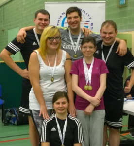 Fife badminton squad group photo
