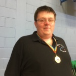 Darren Rooney with his gold medal
