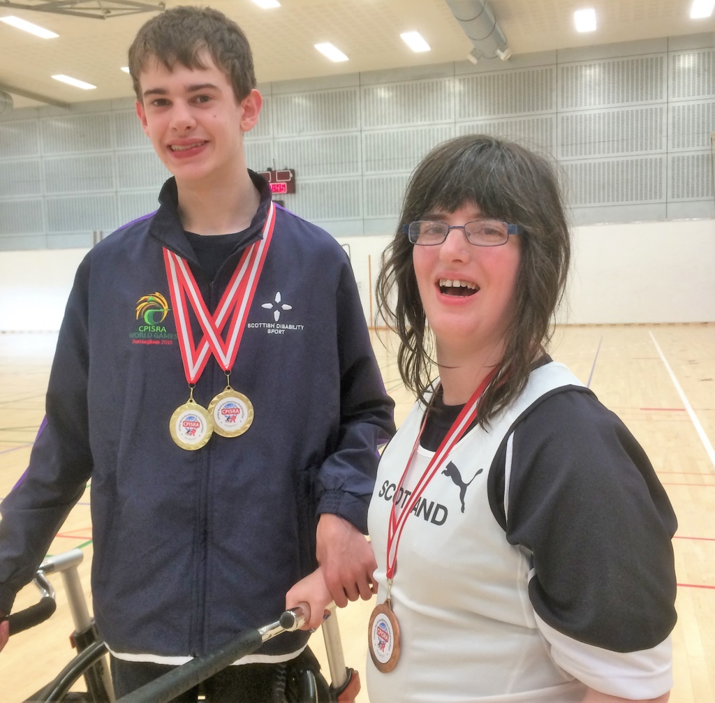 Gavin and Kerry with medals