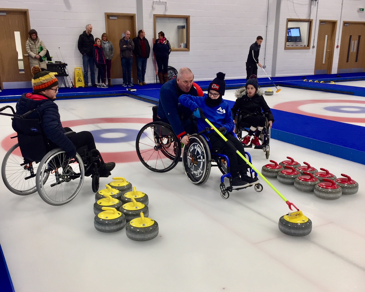 Success at Wheelchair Curling Talent ID Day